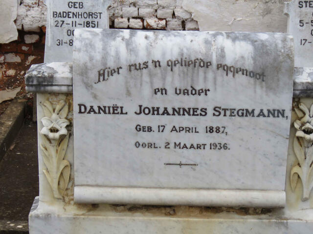 STEGMANN Daniël Johannes 1887-1936