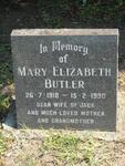 BUTLER Mary Elizabeth 1918-1990