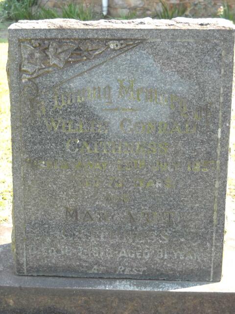 CAITHNESS Willie Conrad -1957 & Margaret -197?