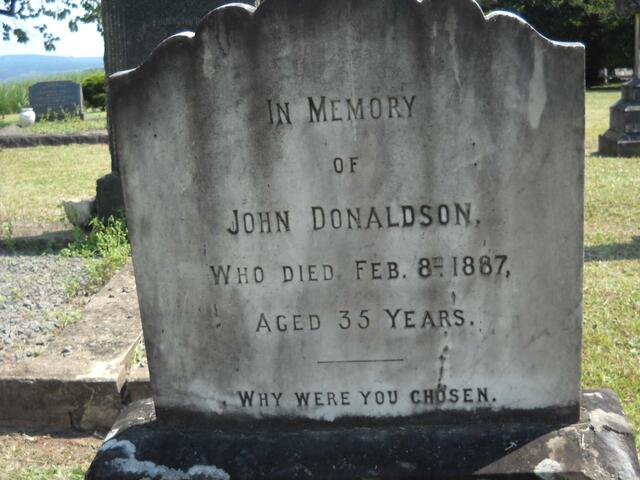 DONALDSON John -1887