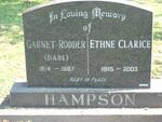 HAMPSON Garnet Rodder 1914-1987 & Ethne Clarice 1915-2003