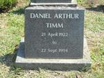 TIMM Daniel Arthur 1922-1994