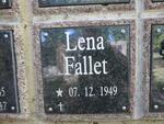 FALLET Lena 1949-