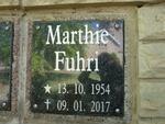 FUHRI Marthie 1954-2017