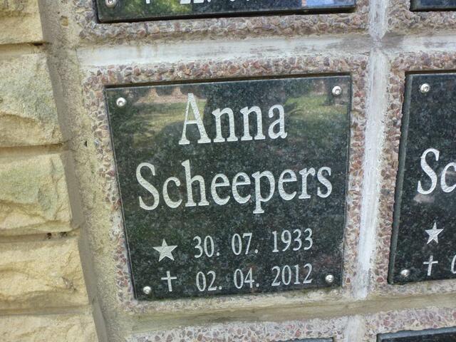 SCHEEPERS Anna 1933-2012