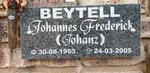 BEYTELL Johannes Frederick 1963-2005