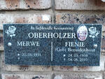 OBERHOLZER Merwe 1931- & Fienie BEZUIDENHOUT 1938-2010