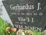 VILJOEN Gerhardus J. 1938-2014 & Ella J.J. 1942-