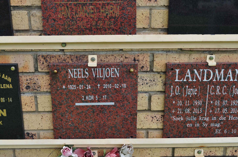 VILJOEN Neels 1925-2010