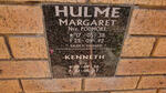 HULME Kenneth 1936-2017 & Margaret PODMORE 1938-1992