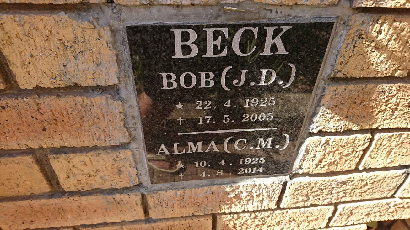 BECK J.D. 1925-2005 & C.M. 1925-2014