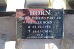 HORN Johan Andries Muller 1956-2016