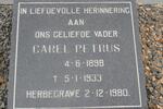 OLIVIER Carel Petrus 1898-1933