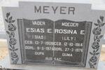 MEYER Esias E. 1908-1975 & Rosina E. 1914-1976
