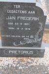 PRETORIUS Jan Frederik 1907-1976