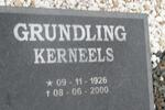 GRUNDLING Kerneels 1926-2000