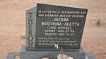 THERON Jacoba Woutrina Aletta nee MEIRING 1885-1983