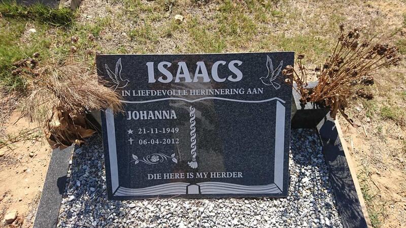 ISAACS Johanna 1949-2012