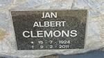 CLEMONS Jan Albert 1924-2011