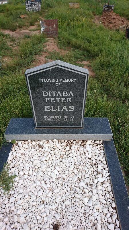 ELIAS Ditaba Peter 1968-2007
