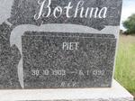 BOTHMA Piet 1903-1990