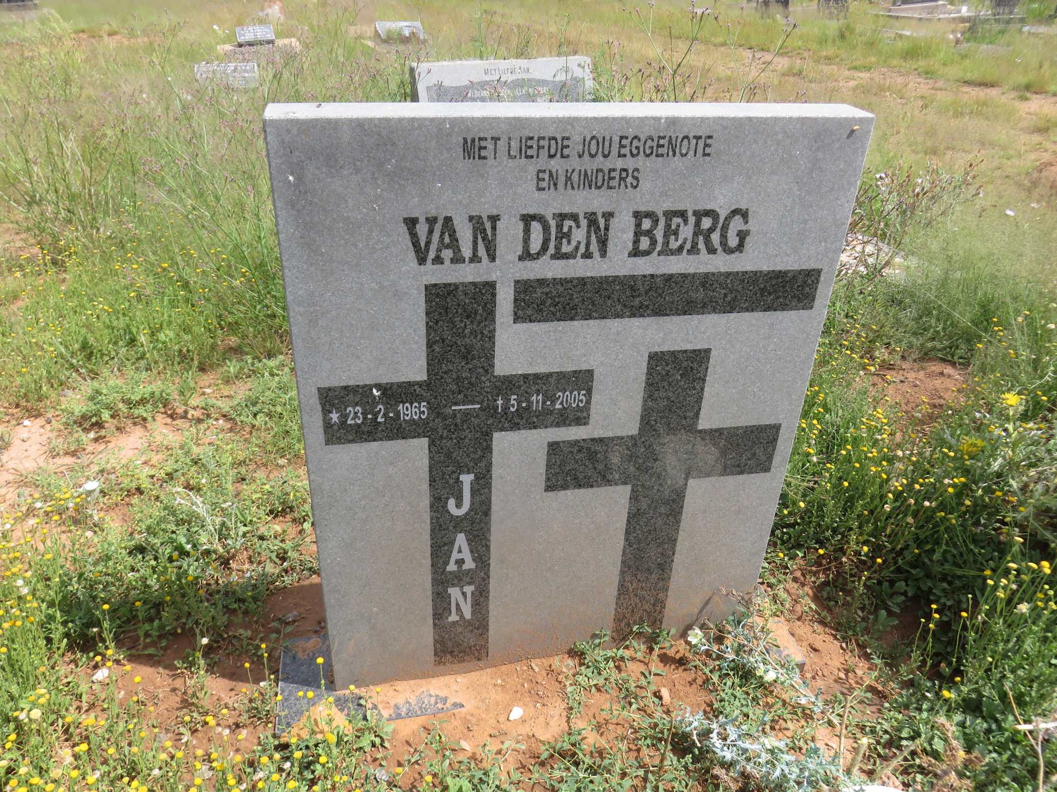 BERG Jan, van den 1965-2005