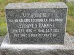 HARMSE Stefanus 1886-1952