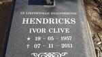 HENDRICKS Ivor Clive 1957-2011