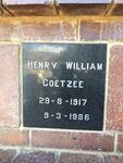 COETZEE Henry William 1917-1986