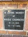 CHAMBERS Maisie 1915-1986