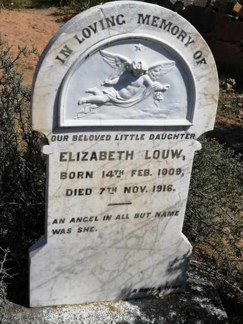 LOUW Elizabeth 1909-1916
