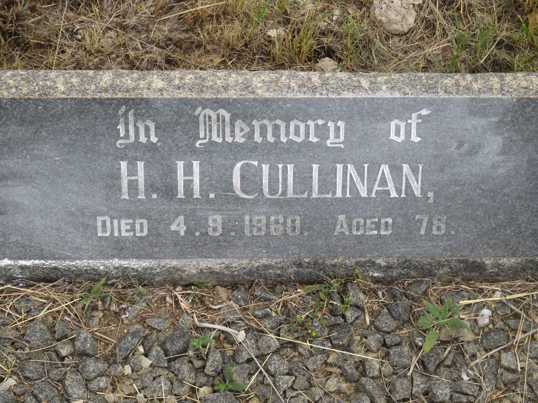 CULLINAN H.H. -1960
