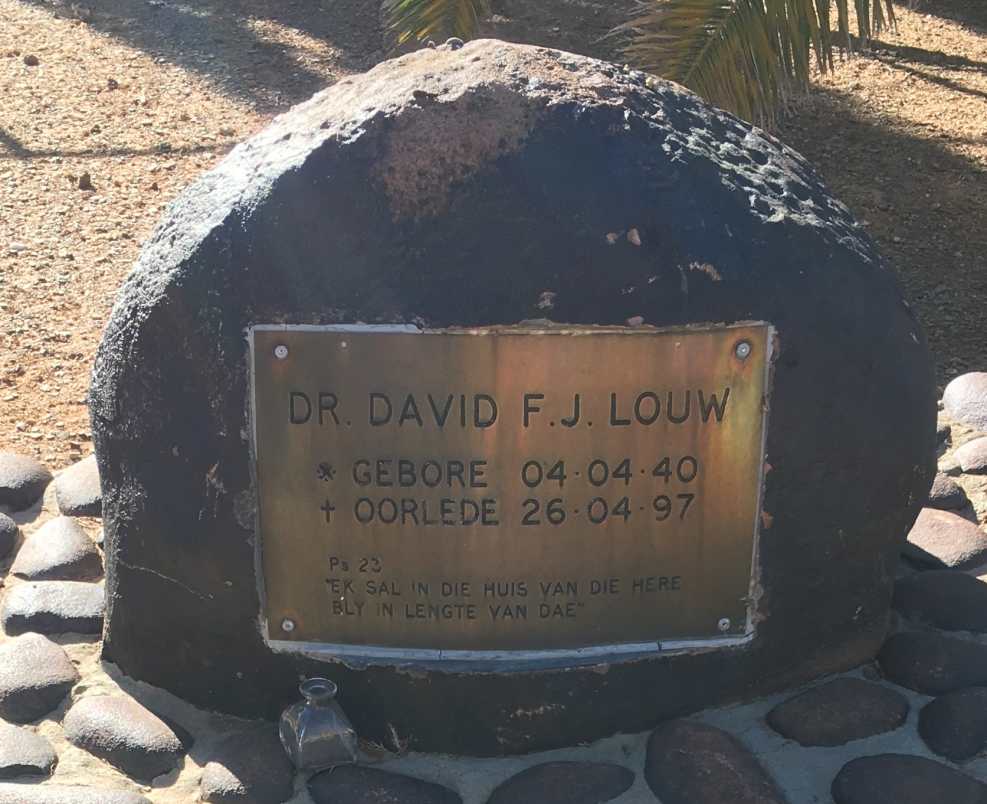 LOUW David F.J. 1940-1997