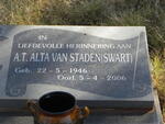 STADEN A.T. Alta, van nee SWART 1946-2006