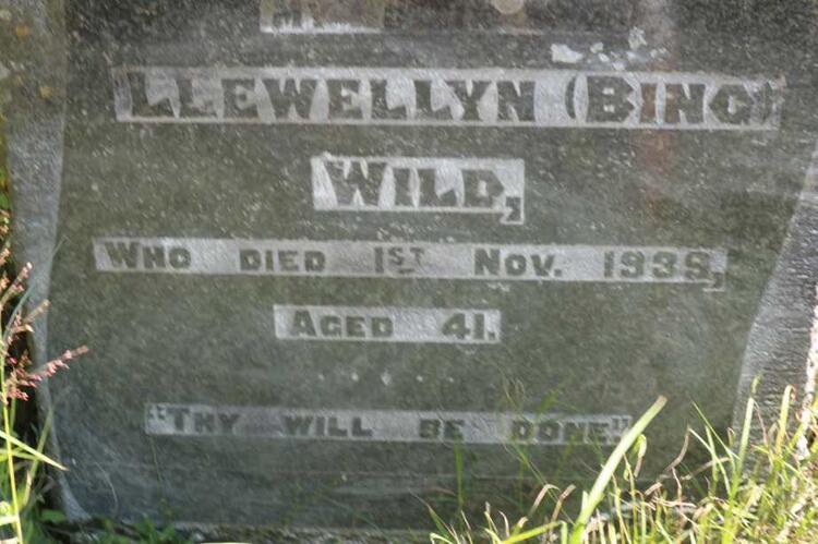 WILD Llewellyn -1939
