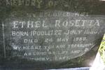WESTCOTT Ethel Rosetta nee POOLE 1890-1959