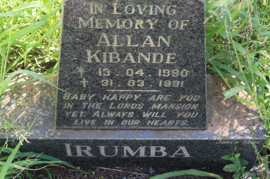 IRUMBA Allan Kibande 1990-1991