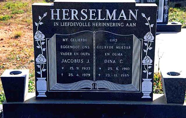 HERSELMAN Jacobus J. 1903-1979 & Dina C. 1910-1985