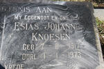 KNOESEN Esias Johannes 1917-1973