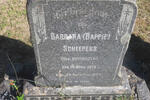 SCHEEPERS Barbara nee OOSTHUIZEN 1876-1944