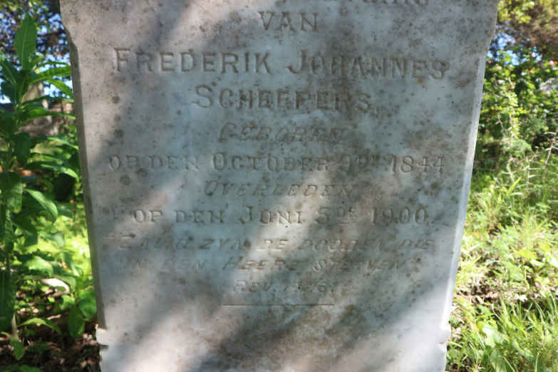 SCHEEPERS Frederik Johannes 1844-1900