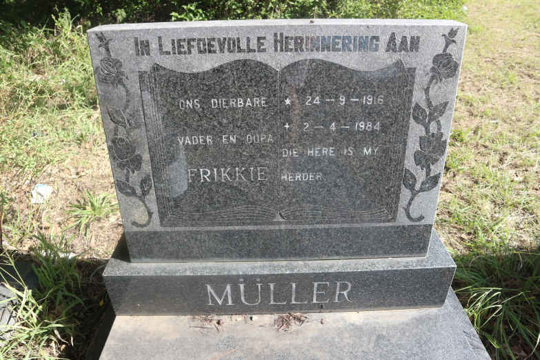 MÜLLER Frikkie 1916-1984