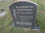 MERWE Elizabeth Jacemina, van der nee KNOESEN 1939-2007