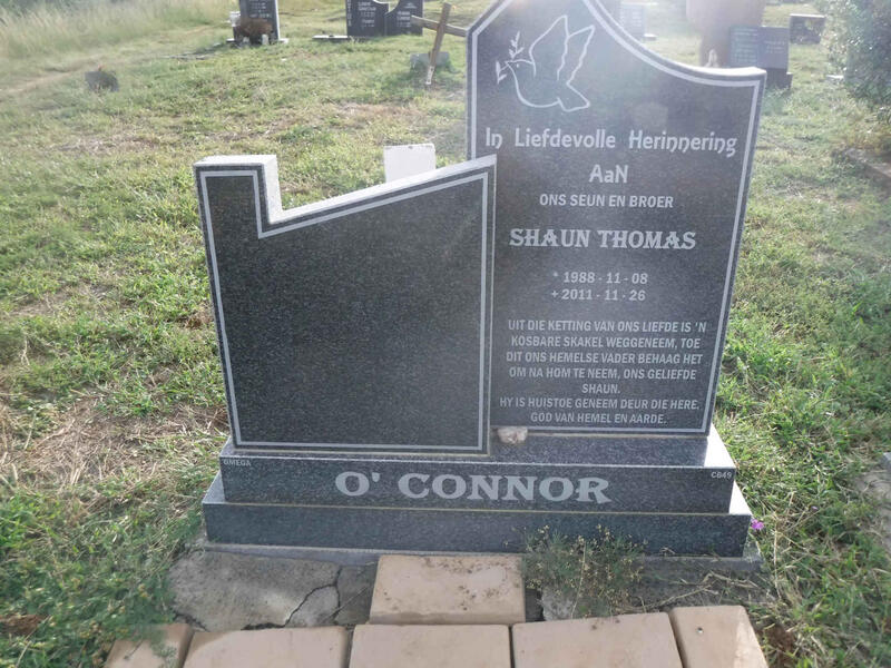 O'CONNOR Shaun Thomas 1988-2011
