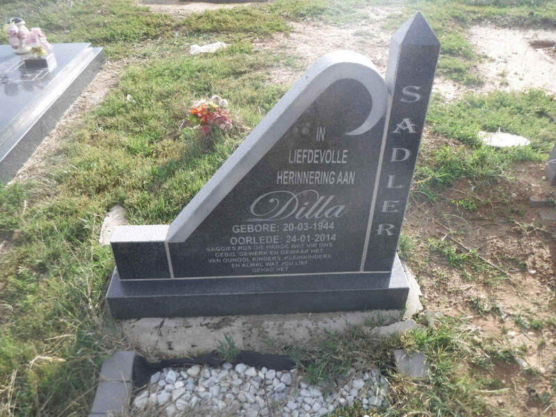 SADLER Dilla 1944-2014