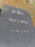 WET Dirk C., de 1894-1975