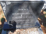 ZYL Elizabeth Maria, van nee DU PLESSIS 1869-1954