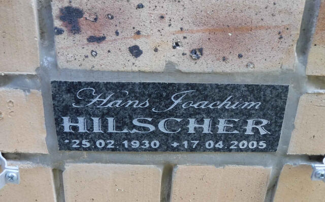 HILSCHER Hans Joachim 1930-2005