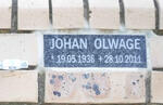 OLWAGE Johan 1936-2011