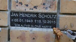 SCHOLTZ Jan Hendrik 1943 - 2015